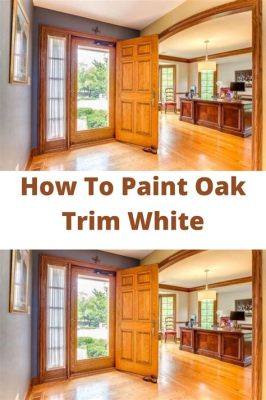 how to update oak trim without painting